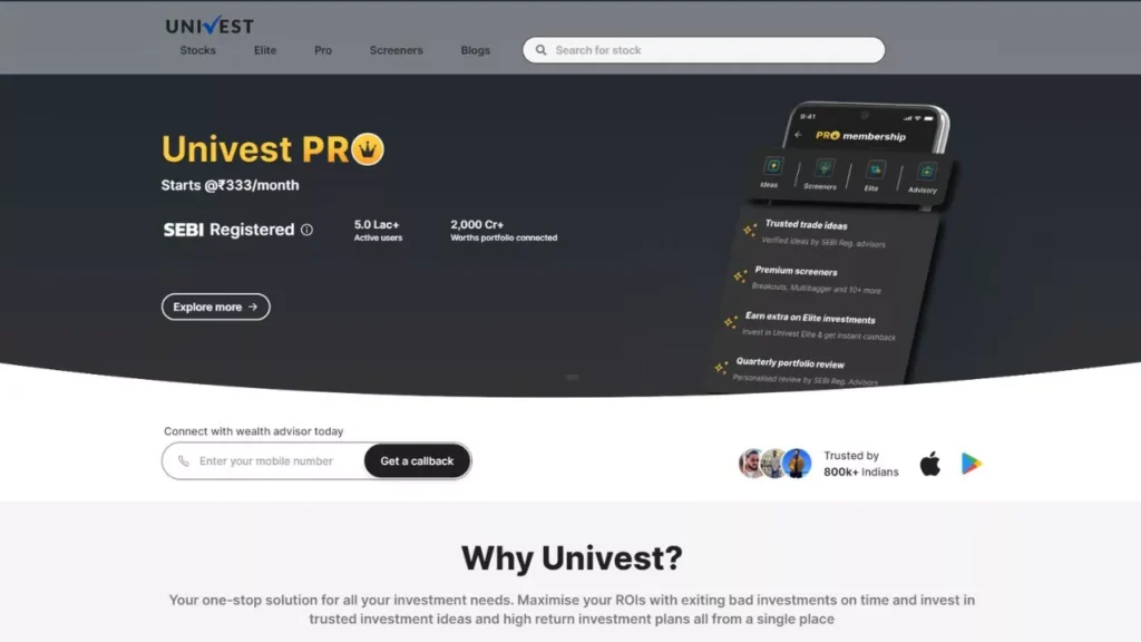 Univest App